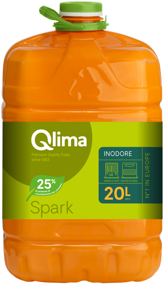 Combustibile liquido per stufe inodore qlima "spark" 20l